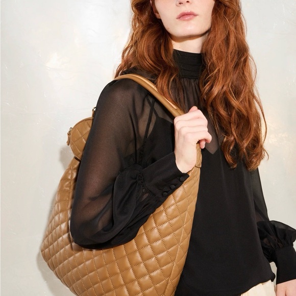 MZ Wallace Caramel leather metro shoulder bag - SPECIAL RELEASE! - Picture 2 of 10